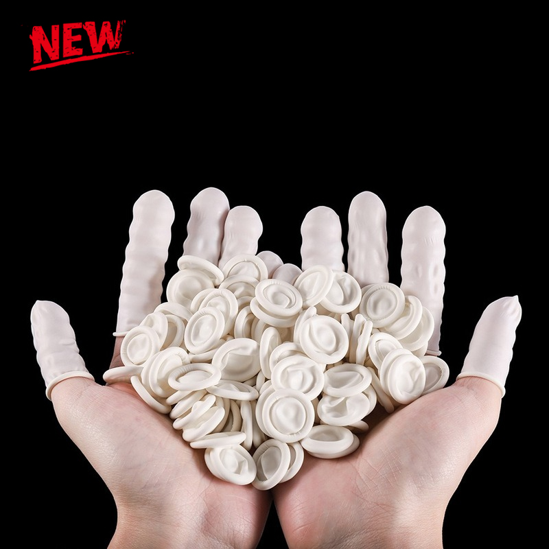 Latex Disposable Glove - 100/50/30 Buah Set Sarung Jari Karet