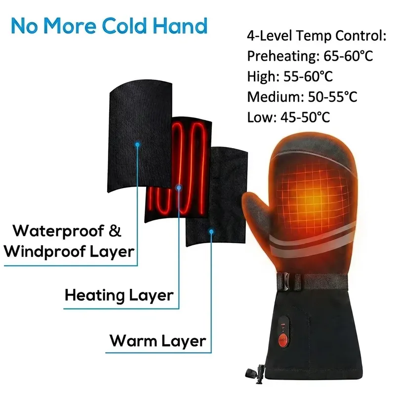 Sarung Tangan Pemanas Tahan Ai - Ski Glove Waterproof ulasan dan harga